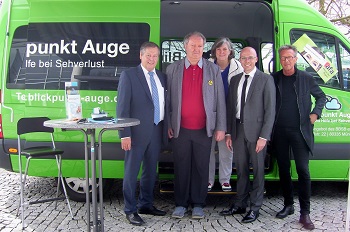 Foto von der PK auf der AFA